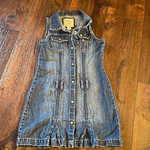 [GAP]  Girls Snap Jean Dress